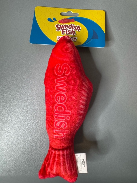 Other - Swedish fish candy shaped Plush Pet Toy crinkly noise novelty pet toy dog cat